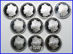 10x Cook Islands Proof Morgan Dollar $1 Clad Coins 30239
