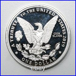 10x Cook Islands Proof Morgan Dollar $1 Clad Coins 30239