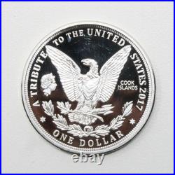 10x Cook Islands Proof Morgan Dollar $1 Clad Coins 30239