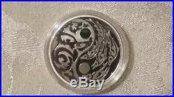 14-17 Cook Islands Predator/Prey Silver 4-Coin Set withDisplay Box/Matching COA's