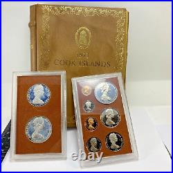 1973 Captain Cook Islands Queen Elizabeth Silver Coin Proof Set