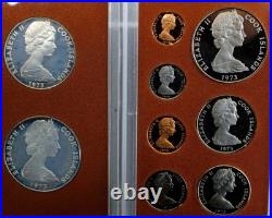 1973 Cook Islands 9 Coin Proof Set with. 925 1.8 oz ASW Includes the Dong Dollar 1973 Cook Islands 9 Coin Proof Set with. 925 1.8 oz ASW Includes the Dong Dollar