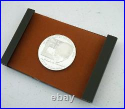 1974 Cook Islands $50 Proof Silver Coin In Case Free Shipping USA