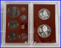 1974 Cook Islands 9 Coin Proof Set with. 925 1.8 oz ASW Includes the Dong Dollar