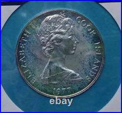 1977 Cook Islands $5 Silver UNC Coin FDC, Wildlife and Conservation Day #23/100