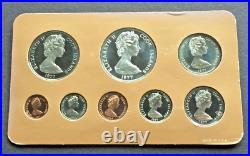1977 Cook Islands Proof Silver Coin Set Franklin Mint