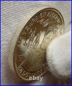 1993 Cook Islands $50.925 Silver America 1492-1992 José de San Martín