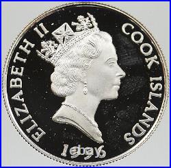 1996 COOK ISLANDS Proof SILVER 2 Dollars OLYMPIC NATIONAL PARK Coin i120281 1996 COOK ISLANDS Proof SILVER 2 Dollars OLYMPIC NATIONAL PARK Coin i120281