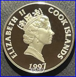1997 COOK ISLANDS $50 DOLLARS 2 CENTURY CHINESE PAPERMAKER 1 Oz PROOF SILVER 1997 COOK ISLANDS $50 DOLLARS 2 CENTURY CHINESE PAPERMAKER 1 Oz PROOF SILVER