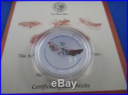 1998 Cook Islands The Australian Fauna Silver Coin Series Threatened Species