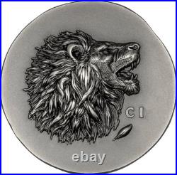 1 Oz Silver Coin 2025 Cook Islands Numismatic Icons Leon Antiqued High Relief