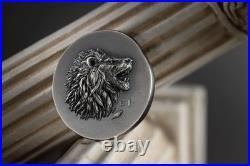 1 Oz Silver Coin 2025 Cook Islands Numismatic Icons Leon Antiqued High Relief 1 Oz Silver Coin 2025 Cook Islands Numismatic Icons Leon Antiqued High Relief