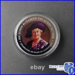 2000 $1 Cook Islands Queens 80th Birthday 1oz Silver Proof Coin