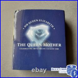 2000 $1 Cook Islands Queens 80th Birthday 1oz Silver Proof Coin