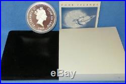 2000 Cook Islands 10 ounce Silver Proof like Coloured Coin Planetary Alignment