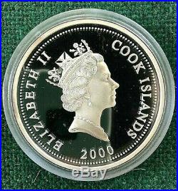 2000 Cook Islands Planetary Alignment 10oz Silver/Colored Coin