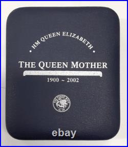 2002 Cook Islands 1 Dollar Commemorating the Queen Mother Gem Proof in Box withCOA