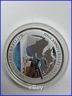 2002 cook islands Battle Of The Coral Sea 10oz silver coin