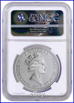 2005 Cook Islands Silver $5 Star Wars Anakin Skywalker PF70 UC NGC Coin