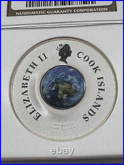 2007 Cook Islands $1 Silver Coin Graded PR 69 DCAM by NGC Sputnik