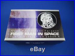 2008 1$ Cook Islands 1oz. 999 Silver Proof Coin First Man in Space 1961