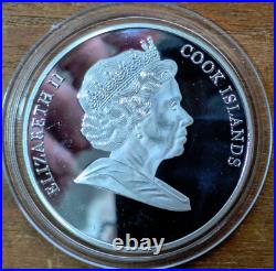 2008 Cook Islands'School of Athens' $20 Elizabeth II Proof Coin RARE