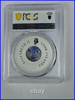 2008 Cook Islands Silver Dollar 1 First Man Space Yuri Gagarin PCGS PR70DCAM