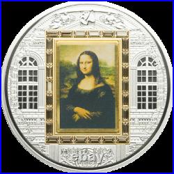 2009 Cook Islands $20 MONA LISA 3 oz Silver 1/4 Gold Coin 752/mintage 999 RARE