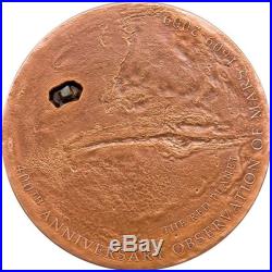 2009 Cook Islands 400th Anniv. Of Mars Silver Coin NGC PF69 RB Matte COA & Box