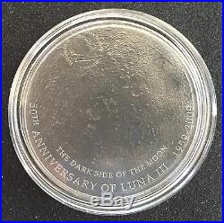 2009 Cook Islands Lunar Meteorite $5 silver coin