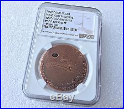 2009 Cook Islands Mars Meteorite Silver Coin NGC PF69 No COA, with BOX