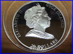 2009 Cook Islands Masterpieces of Art Raffaello Sanzio 3oz Silver Coin