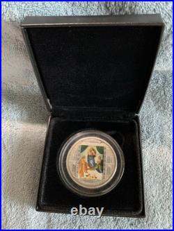 2009 Cook Islands Masterpieces of Raffaello Sanzio $20 Silver Coin 3oz Proof