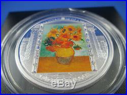 2010 $20 Cook Islands. 999 Silver Proof Coin + Swarovski MASTERPIECES OF ART