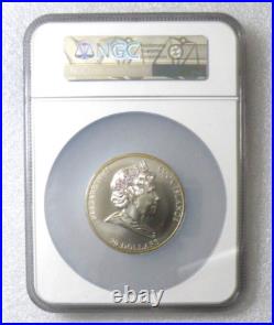 2010 Cook Islands $20-GOLDEN HELMET, NGC PF67 ULTRA CAMEO 3OZ 999 Silver Coin