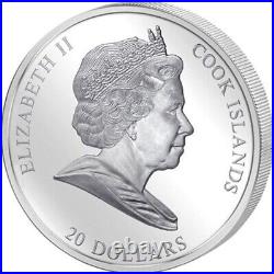 2010 Cook Islands $20-THREE BOGATYRS, NGC PF69 ULTRA CAMEO 999 Silver Coin