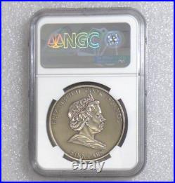 2010 Cook Islands $5- BARACK HUSSAIN OBAMA, NGC MS69 ANTIQUED Silver Coin 2010 Cook Islands $5- BARACK HUSSAIN OBAMA, NGC MS69 ANTIQUED Silver Coin