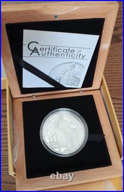 2010 Cook Islands 5 Dollars Ivan Fyodorov 1510-1583, silver coloured proof coin