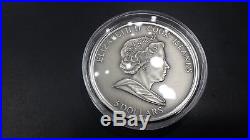 2010 Cook Islands 5$ The HAH 280 Meteorite Silver Coin perfect UNC