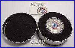 2010 Cook Islands Silver $5 Coin Hah 280 With Meteorite Insert Challenge Of Time