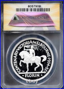 2011 $1 Silver Cook Island's Florin Design 34 PF 67 DCAM ANACS # 8057908 + Bonus
