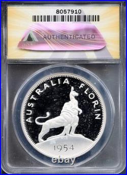 2011 $1 Silver Cook Island's Florin Design 54 PF 64 DCAM ANACS # 8057910 + Bonus