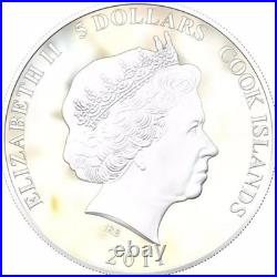 2011 $5 Cook Islands Kitty Named Woof 1 oz Silver Proof Coin WithCase & Capsule
