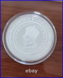 2011 AUSTRALIAN COMMEMORATIVE FLORINS COOK ISLANDS SILVER PROOF COIN SET OF 4 Oz