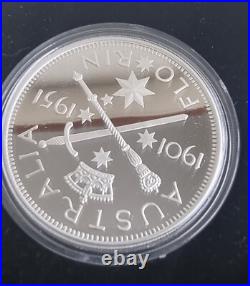 2011 AUSTRALIAN COMMEMORATIVE FLORINS COOK ISLANDS SILVER PROOF COIN SET OF 4 Oz