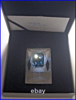 2011 COOK ISLAND $20 SILVER LUXURY LINE SILVER COIN 100g. W SWAROVSKI CRYSTAL