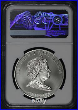 2011 Cook Island $5 Silver Koala Colorized NGC MS-70 Only Coin In This Grade
