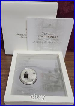 2011 Cook Islands $10 Silver Coin Windows of Heaven Seville Cathedral