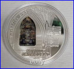 2011 Cook Islands $10 Silver Coin Windows of Heaven Seville Cathedral