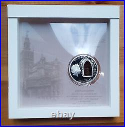 2011 Cook Islands 10$ Windows Of Heaven Seville Cathedral Silver Proof Coin #4